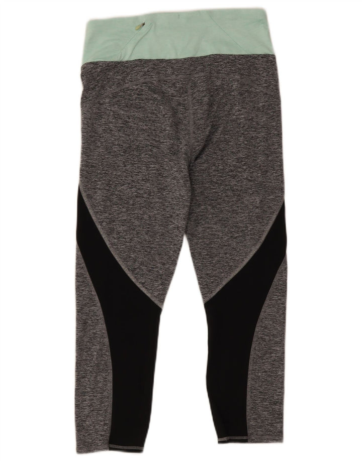 Marks & Spencer Capri-Leggings für Damen, UK 12, mittelgrau, Farbblock