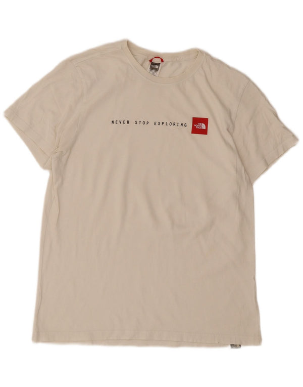 The North Face Herren-T-Shirt mit Grafik, Größe L, Weiß