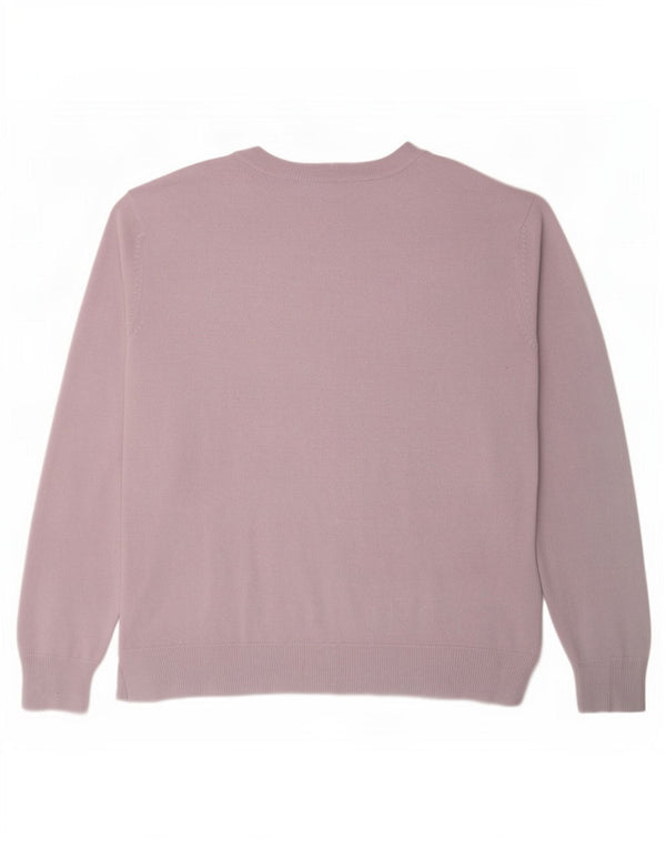 Marks & Spencer Damen-Pullover mit U-Boot-Ausschnitt, UK 18, XL, Lila, Acryl