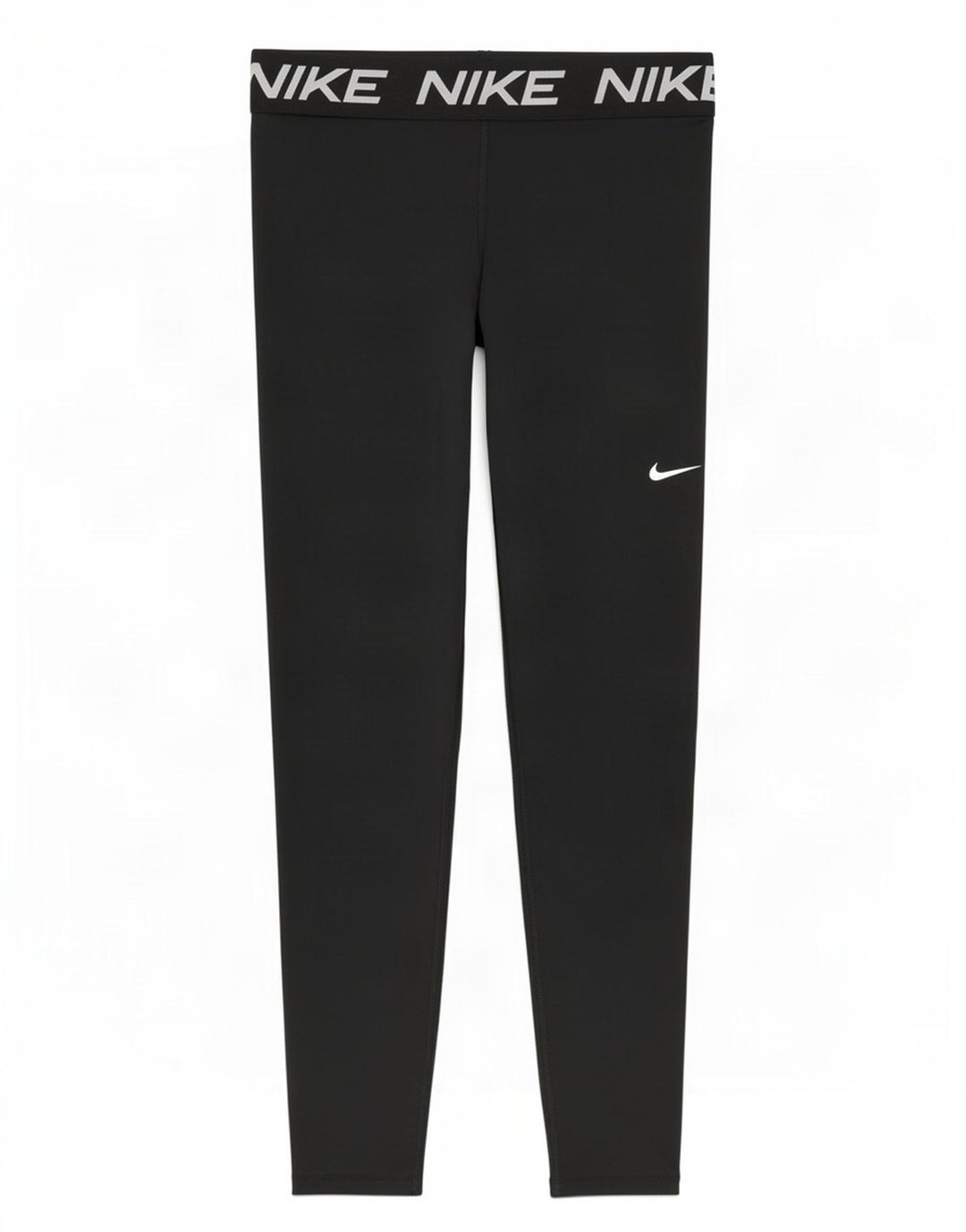 Nike Damen Graphic Leggings UK 14 Large Schwarz