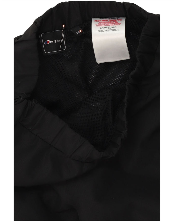 Berghaus Jungen-Windbreaker-Hose, 7–8 Jahre, schwarzes Polyester