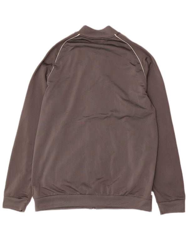 Adidas Jungen Trainingsanzug Top Jacke 15-16 Jahre Grau Polyester