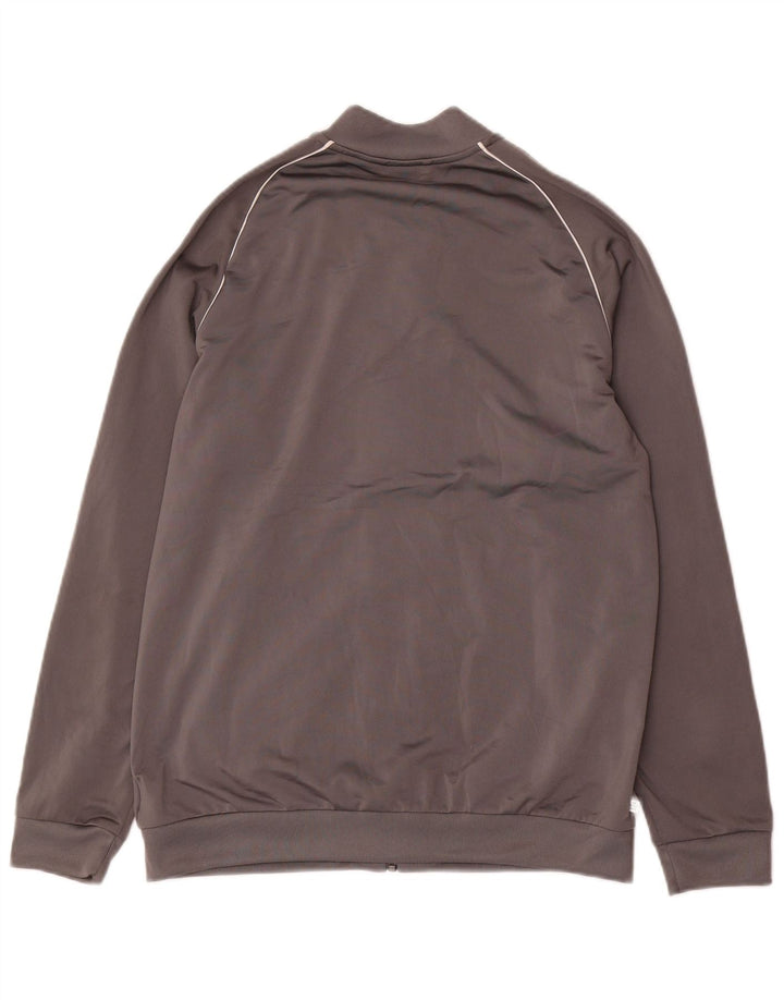 Adidas Jungen Trainingsanzug Top Jacke 15-16 Jahre Grau Polyester