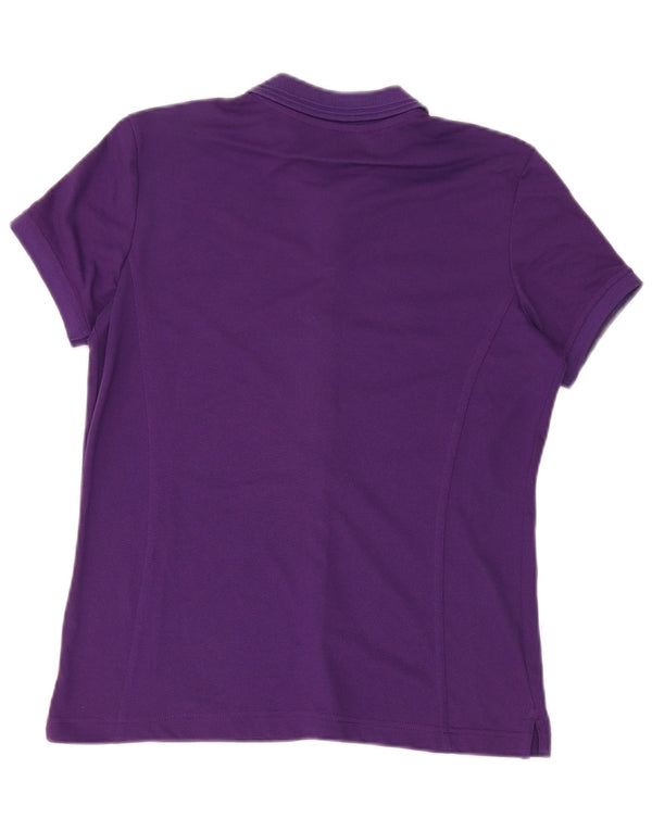 Champion Damen Easy Fit Kurzarm-Hemdbluse UK 16 Large Lila