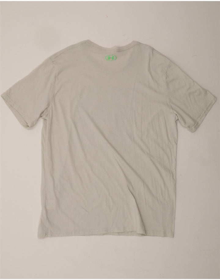 UNDER ARMOUR Mens Graphic T-Shirt Top 2XL White Cotton Vintage Under Armour and Second-Hand Under Armour from Messina Hembry 