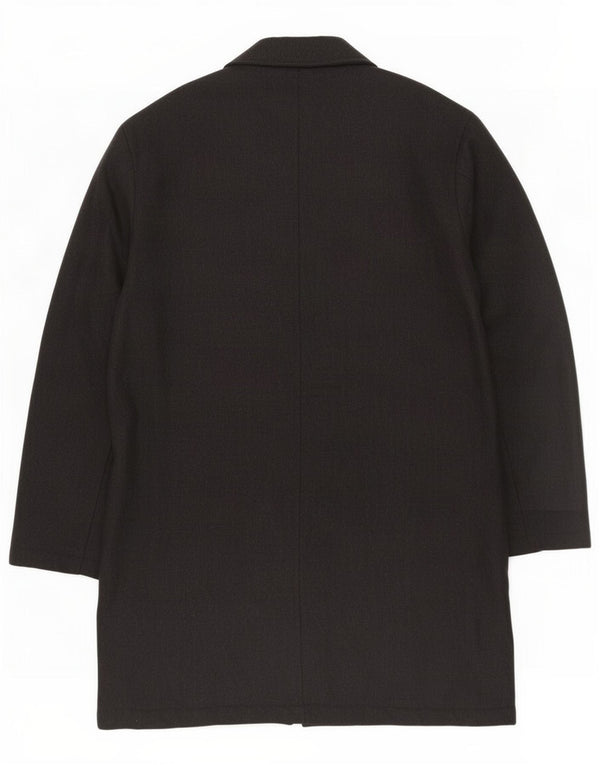 Conbipel Herren Studio Mantel UK 44 2XL Schwarze Wolle