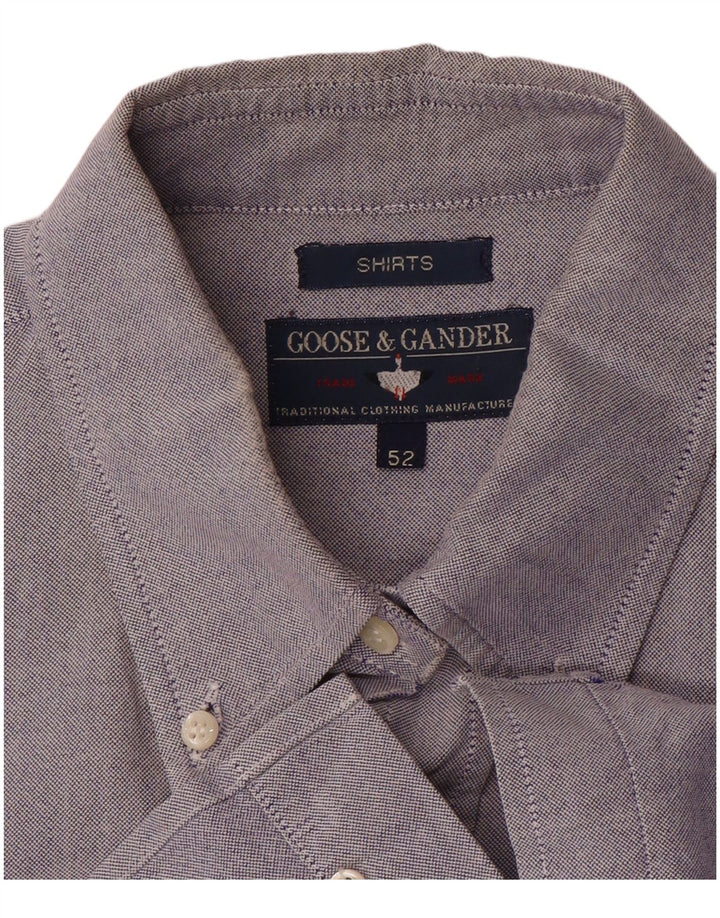 GOOSE & GANDER Herrenhemd IT 52 Large Lila
