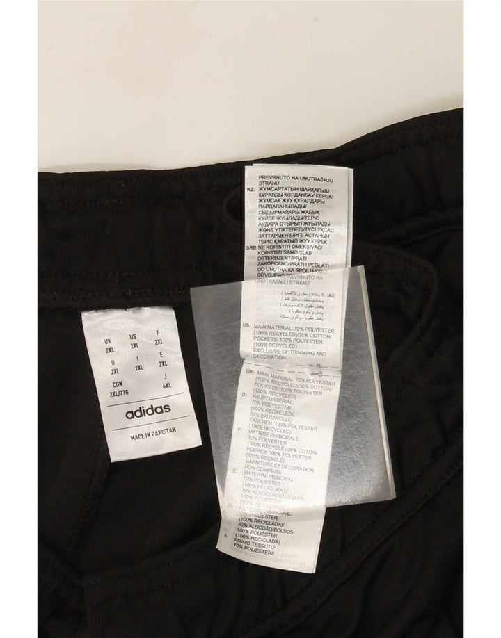 Adidas Herren Sport Shorts 2XL Schwarz Polyester