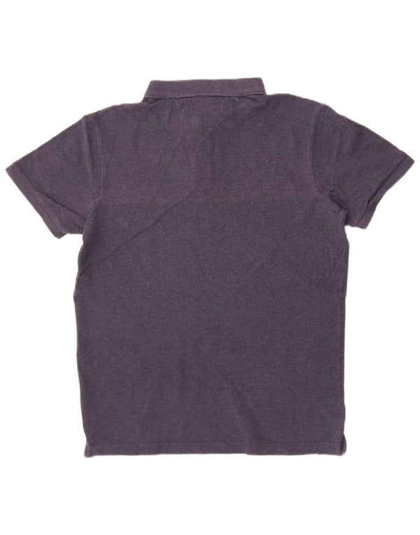 Tommy Hilfiger Herren-Poloshirt mit schmaler Passform, groß, marineblau, Baumwolle