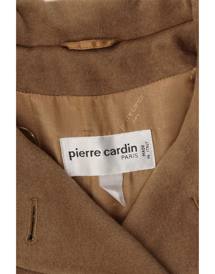 Pierre Cardin Damen Zweireihiger Mantel UK 14 Large Braun