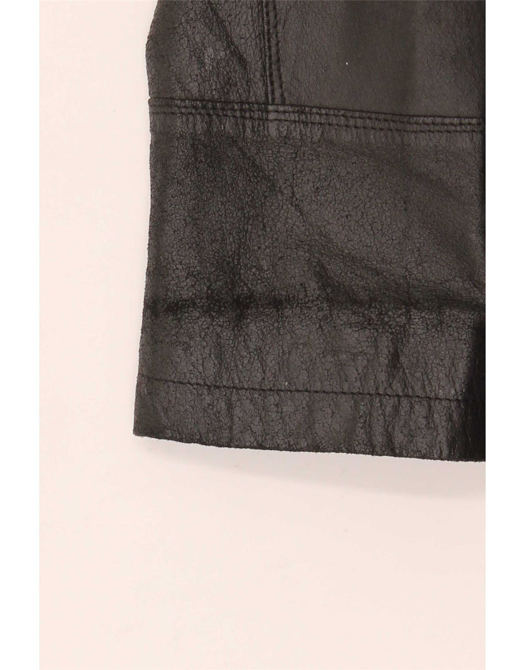 J.J.Scott Damen 2-Knopf-Lederblazer IT 46 Large Schwarz