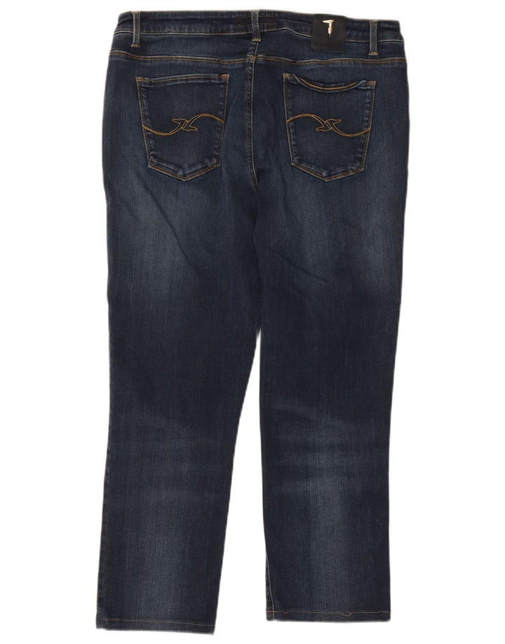 Trussardi Herren-Cropped-Jeans W36 L24 Blau