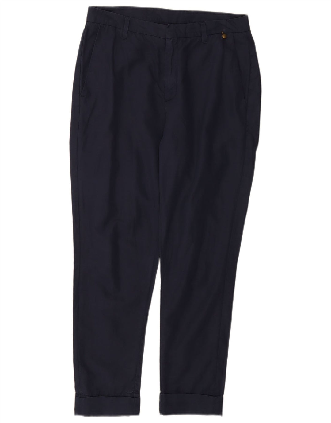 Woolrich Slim Chino-Hose für Damen, W27 L26, marineblaue Baumwolle