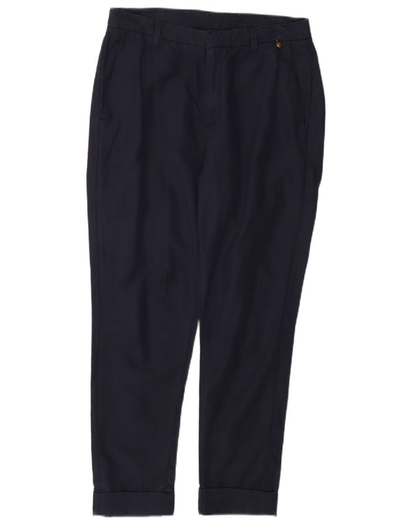 Woolrich Slim Chino-Hose für Damen, W27 L26, marineblaue Baumwolle