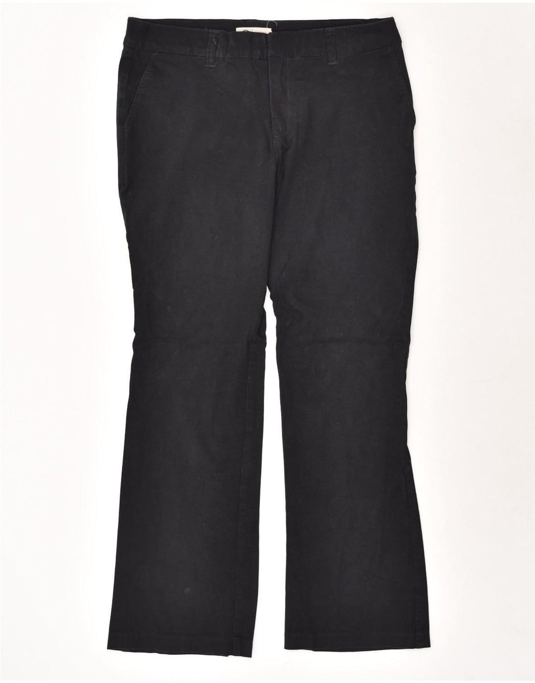 DICKIES Womens Bootcut Chino Trousers US 12 Large W33 L31 Black Cotton | Vintage Dickies | Thrift | Second-Hand Dickies | Used Clothing | Messina Hembry 