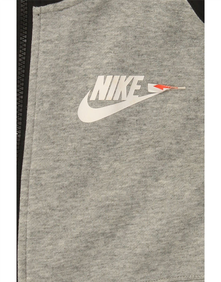 Nike Herren-Trainingsanzug-Oberteil, Jacke, Größe S, Grau, Colourblock-Baumwolle