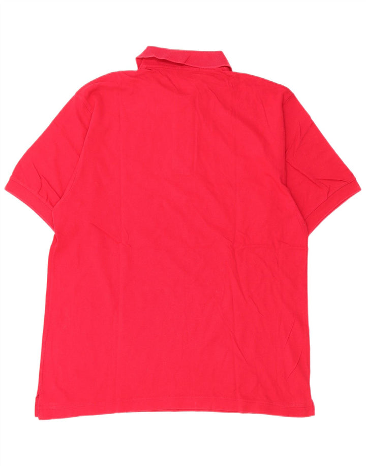 Sergio Tacchini Herren Poloshirt IT 48 Mittelrosa Baumwolle