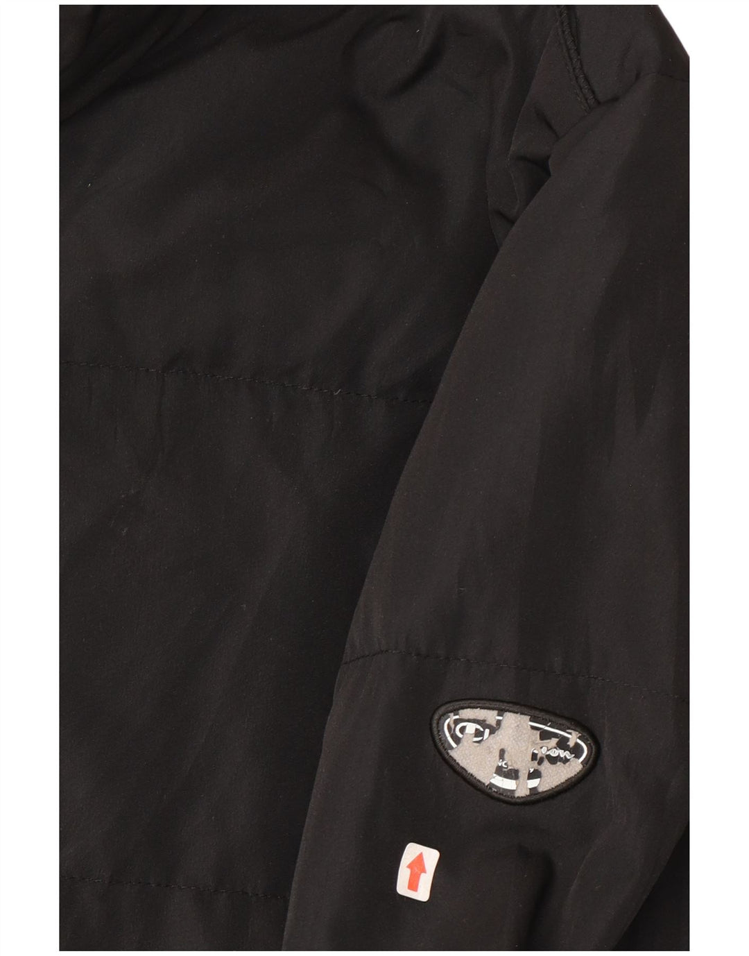 Champion Damen Wattierte Jacke UK 16 Large Schwarz Polyester