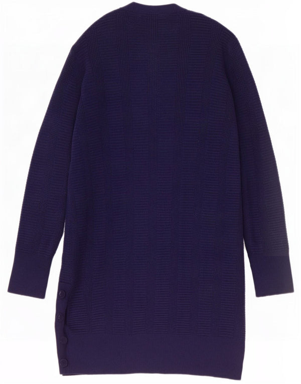 Marks & Spencer Damen Longline-Cardigan-Pullover UK 10 Small Marineblau
