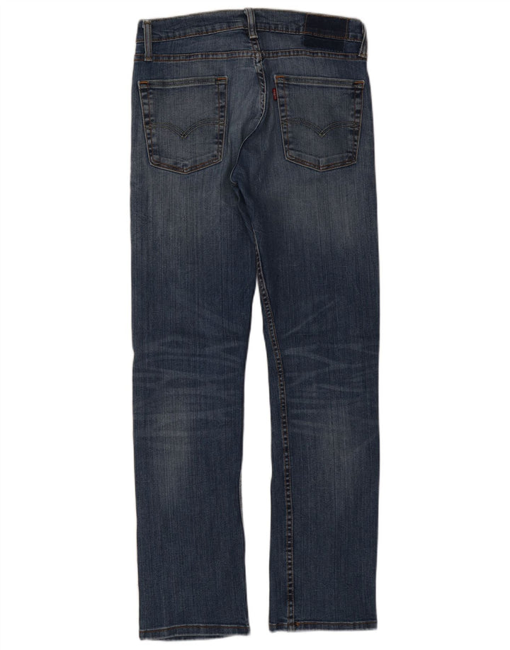 LEVI'S Herren Slim Jeans W32 L34 Blaue Baumwolle