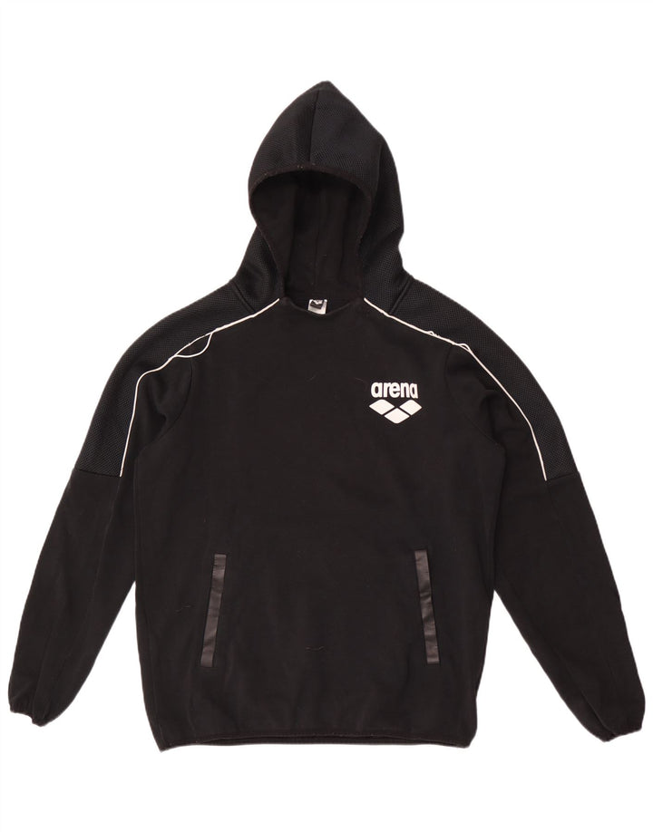 Arena Herren Kapuzenpullover Medium Schwarz