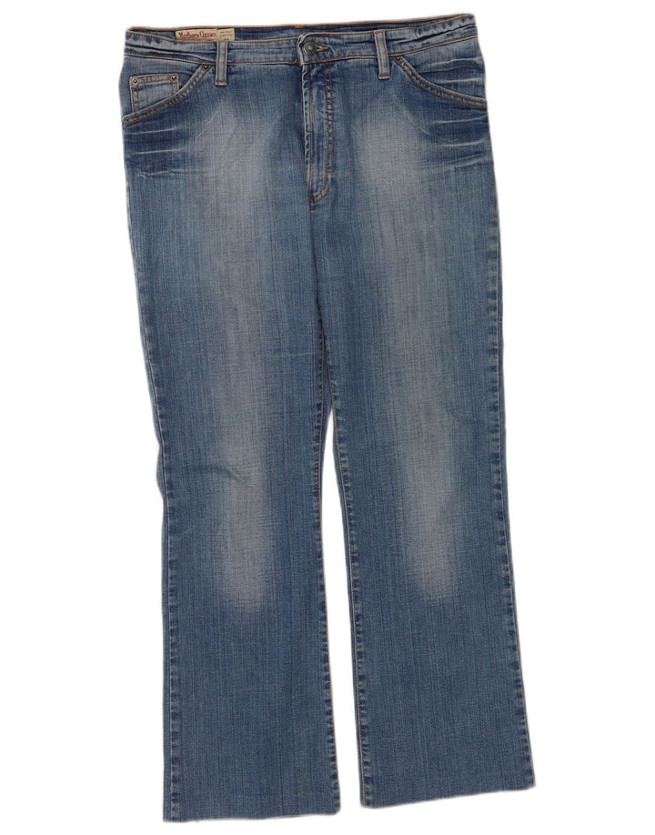 Marlboro Classics Damen Straight Jeans W33 L28 Blaue Baumwolle