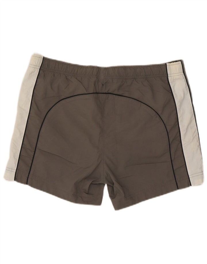 Champion Herren-Badeshorts, groß, graues Colourblock-Polyester