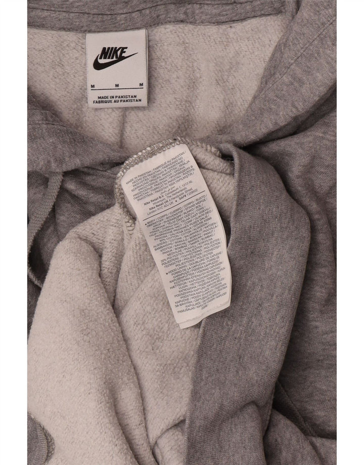 Nike Herren-Kapuzenpullover mit Grafik, mittelgrau gefleckte Baumwolle
