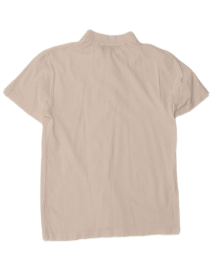 TRUSSARDI JEANS Mens Polo Shirt Small White