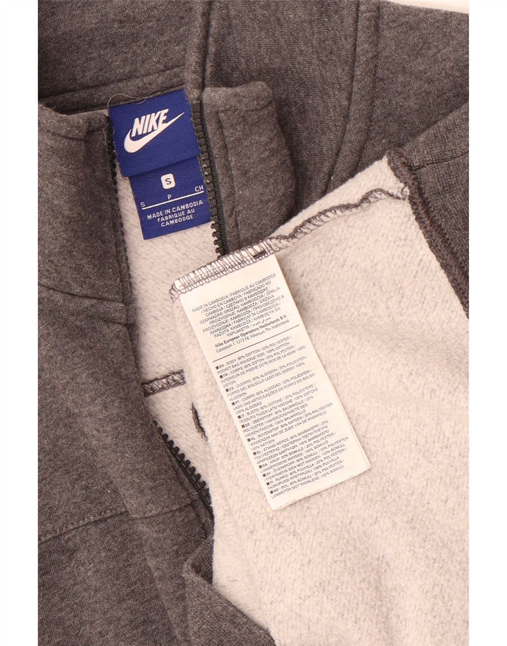 Nike Herren-Trainingsanzug-Oberteil, Jacke, klein, grau gefleckte Baumwolle