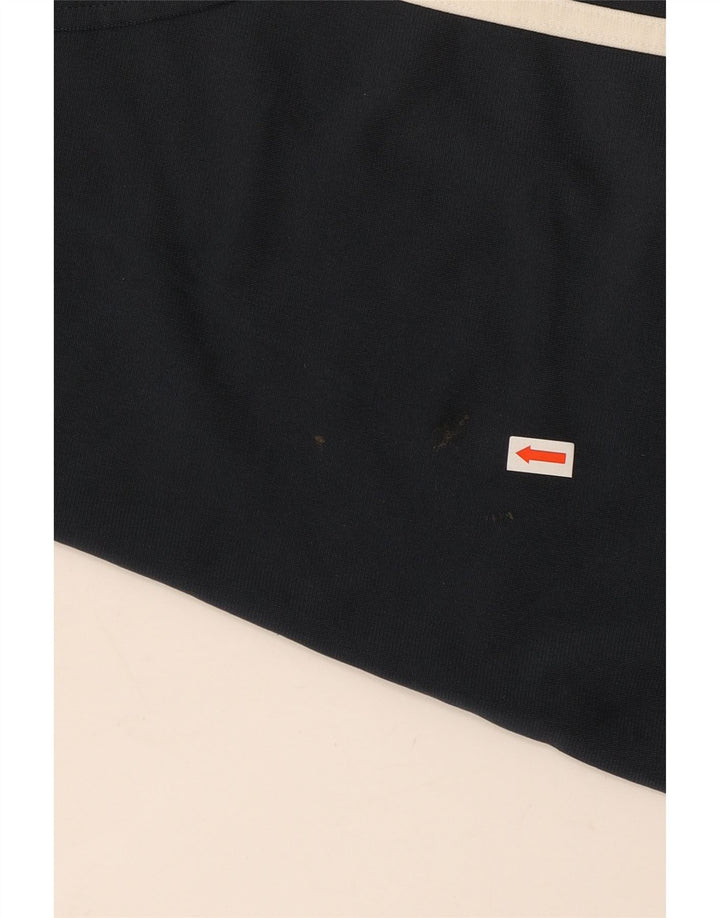 Adidas Herren-Trainingsanzugoberteil, UK-Größe 42/44, großes rotes Colourblock-Polyester