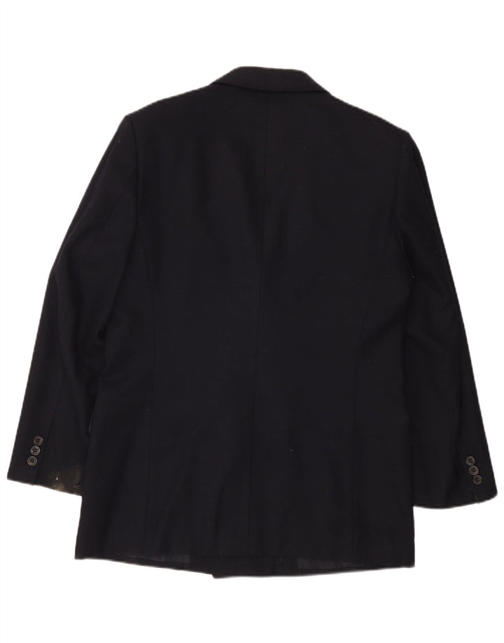 Aquascutum Herren-Zweireiher-Blazerjacke, Größe S, Marineblau, Größe 36