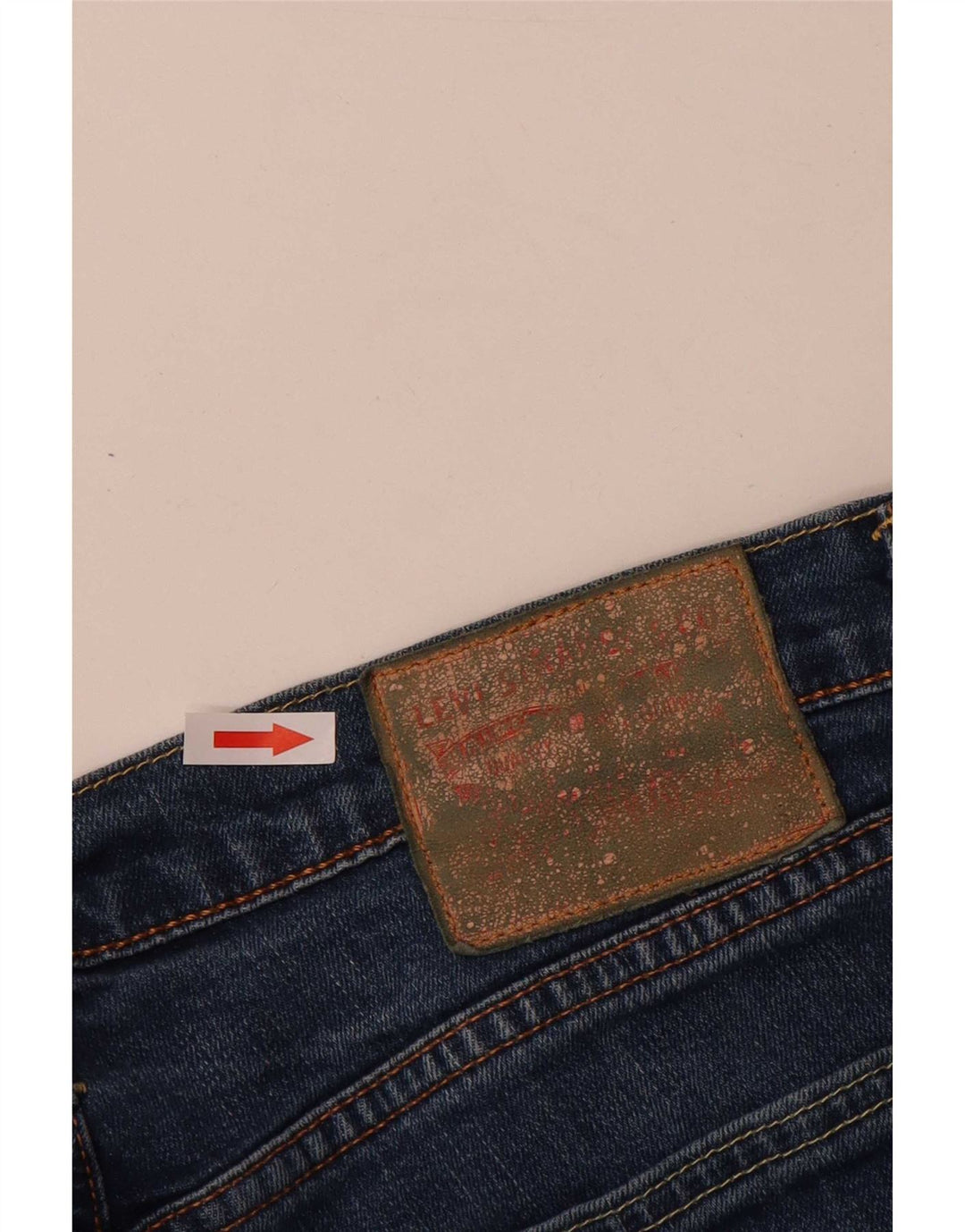 Levi's Herren Slim Jeans W34 L32 Blaue Baumwolle