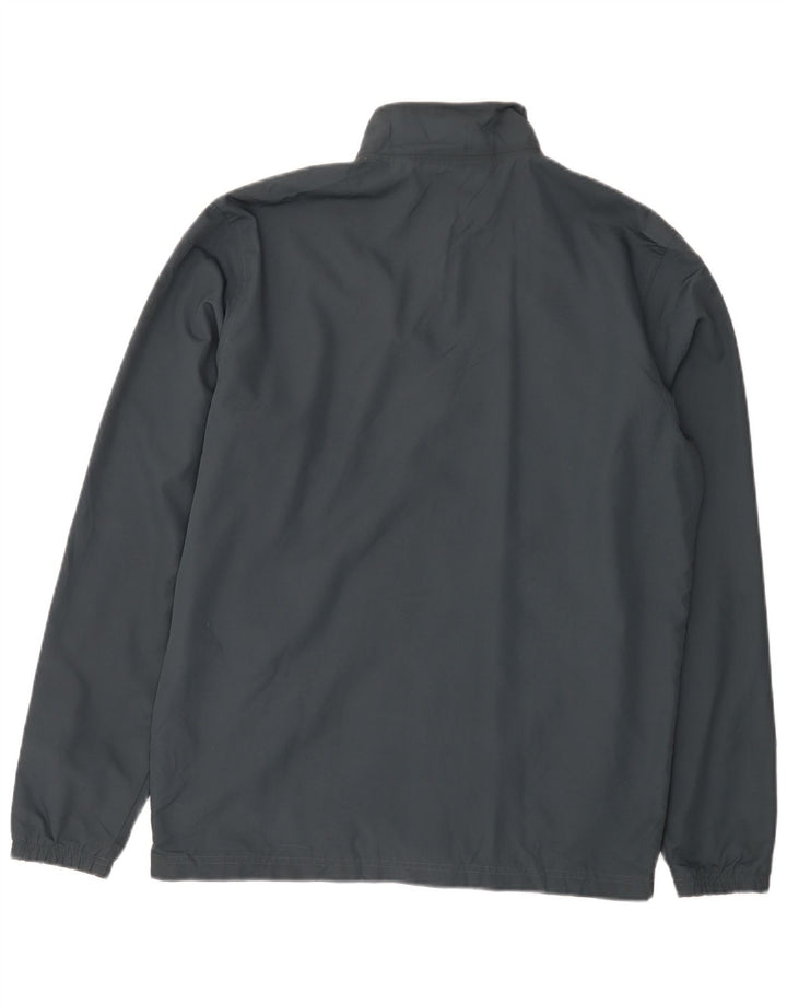 UNDER ARMOUR Herren Heat Gear Trainingsanzug Top Jacke Mittelgraues Polyester