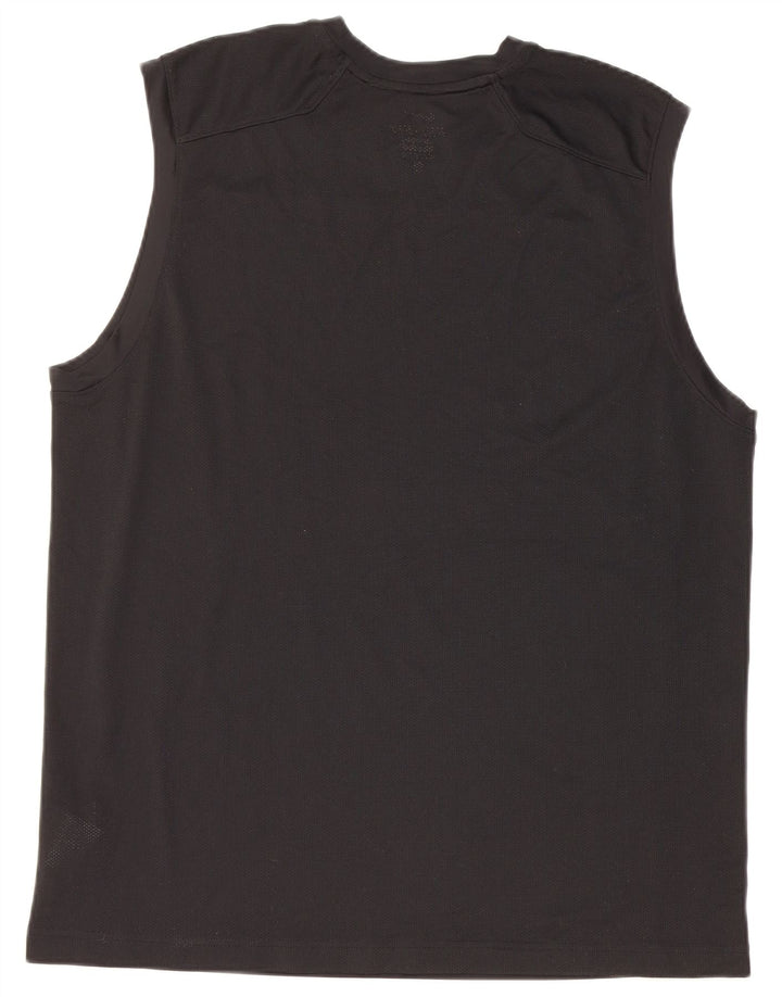 Nike Herren Dri Fit Weste Top XL Schwarz Polyester