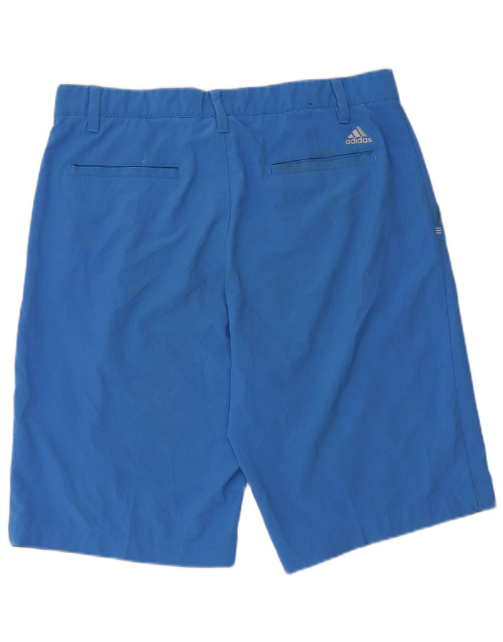 Adidas Herren Chino Shorts W34 Large Blau Polyester