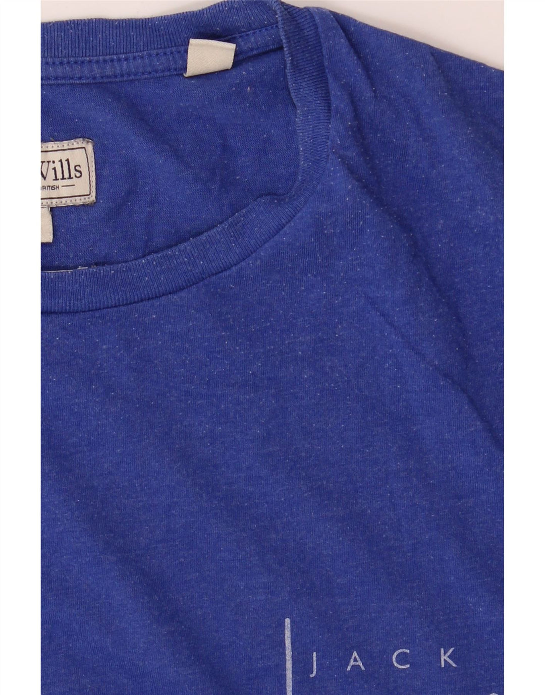 Jack Wills Herren-T-Shirt aus mittelblauer Baumwolle