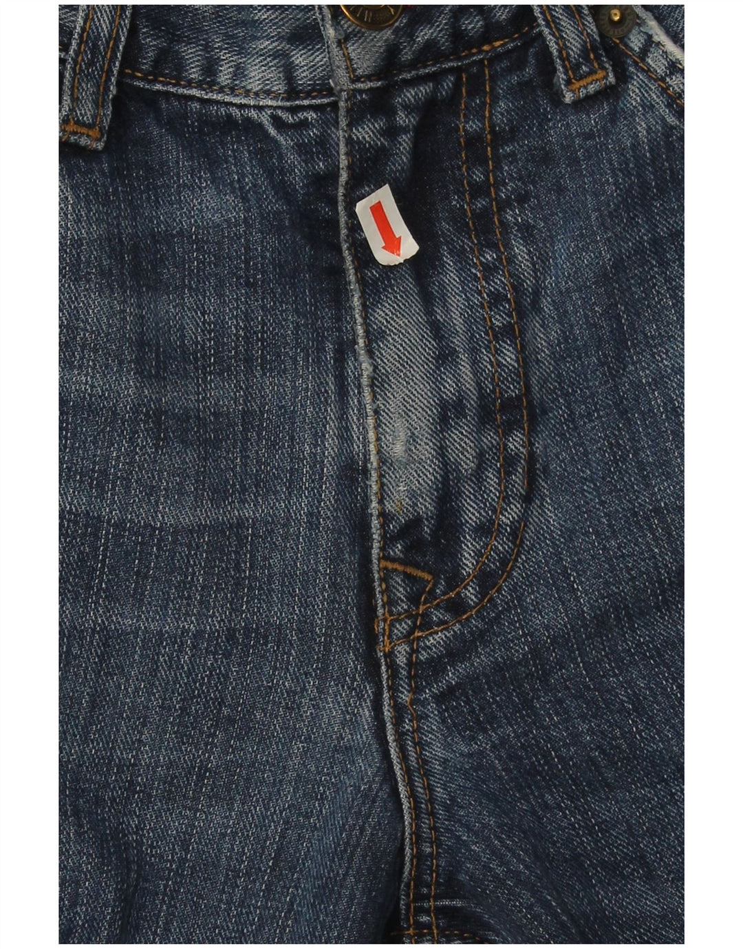 Tommy Hilfiger Damen Straight Jeans W32 L30 Blaue Baumwolle