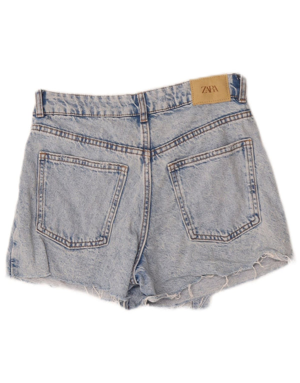 Zara Mädchen-Jeansshorts, 13–14 Jahre, W26, blaue Baumwolle