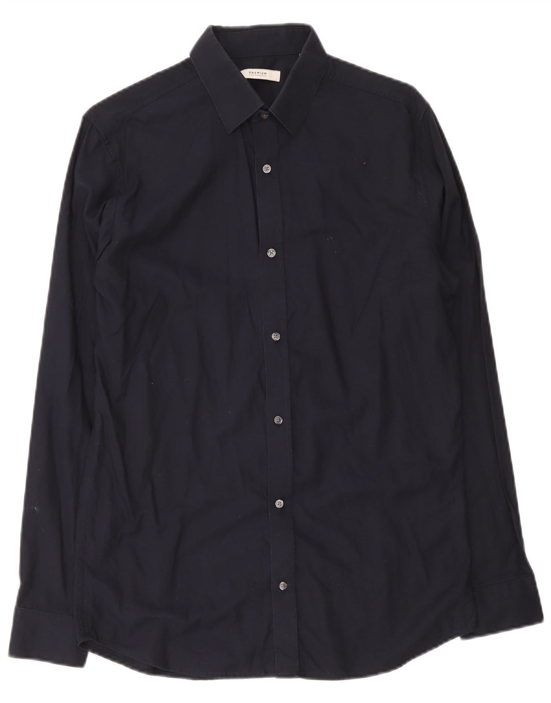 Jack & Jones Herren-Premium-Hemd aus Baumwolle in mittlerem Marineblau