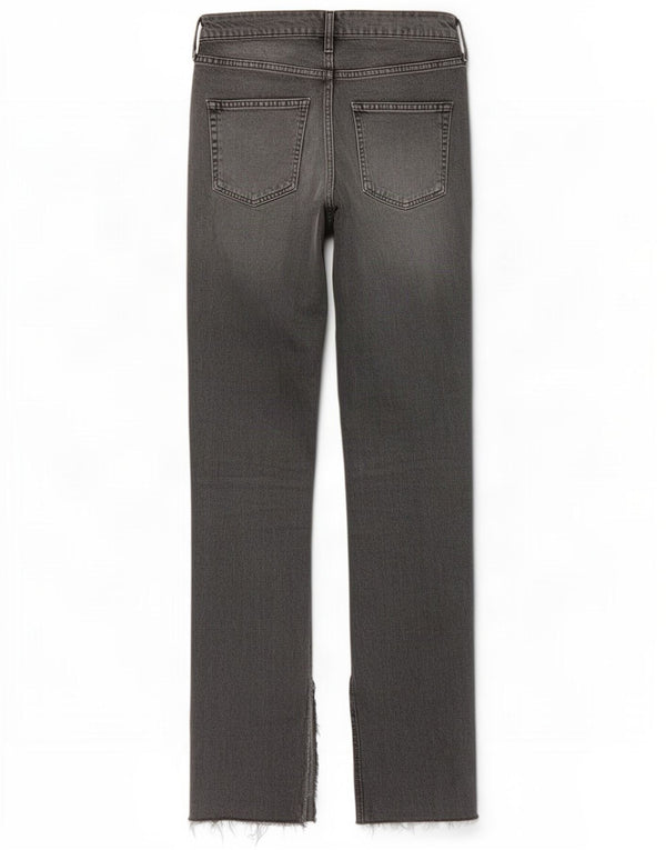 Zara Damen High Rise Distressed Slim Jeans EU 38 Small W28 L34 Graue Baumwolle