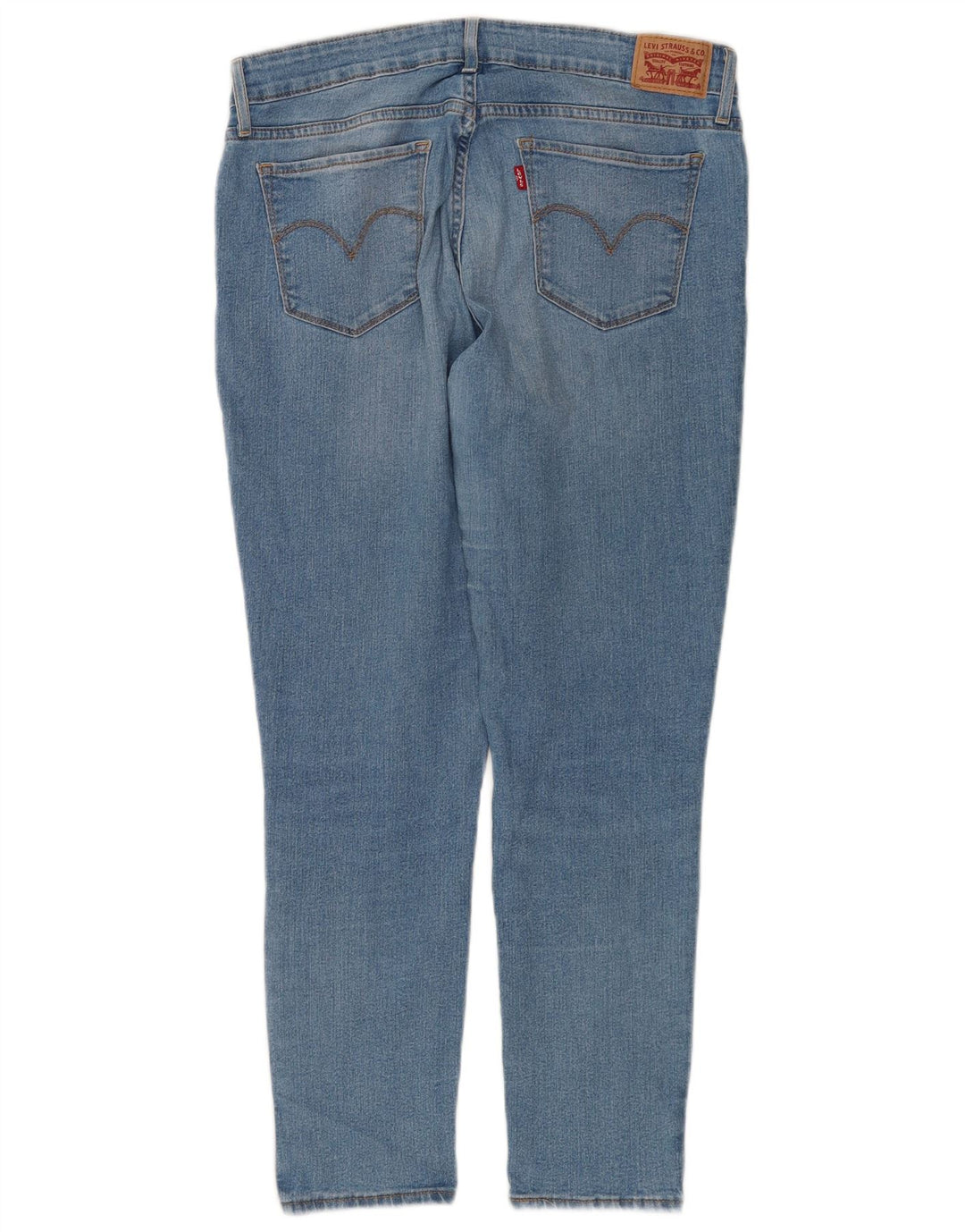 Levi's Damen 711 Skinny Jeans W30 L27 Blau