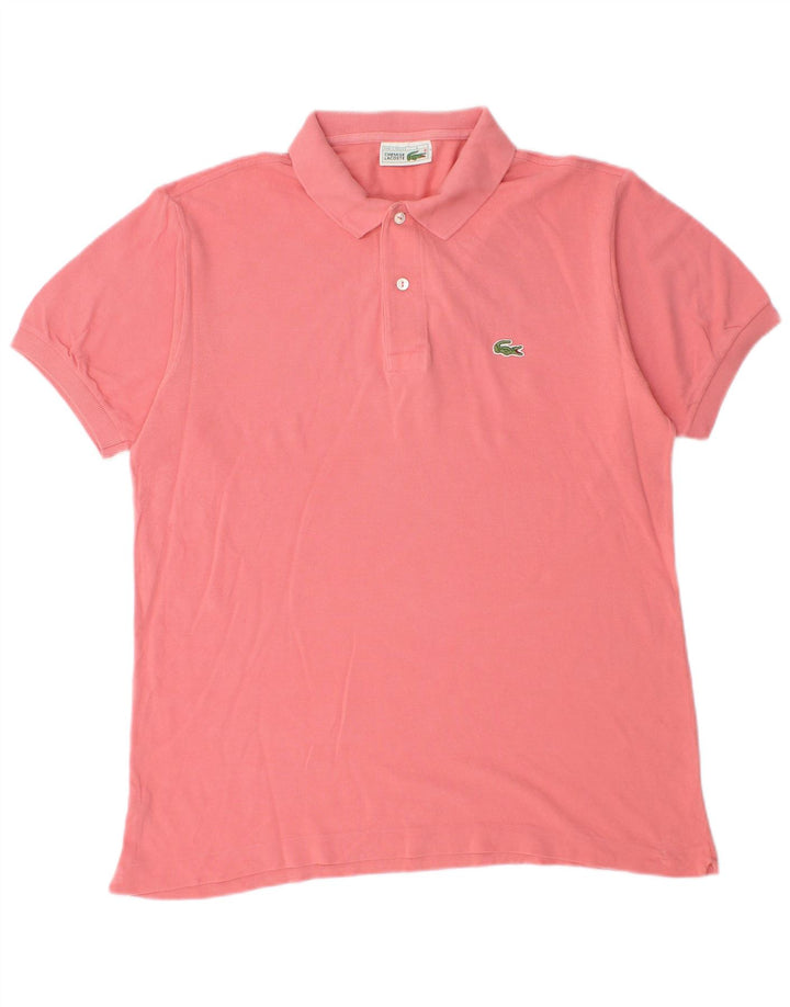 Lacoste Herren-Poloshirt, Größe 4, mittelrosa, Baumwolle