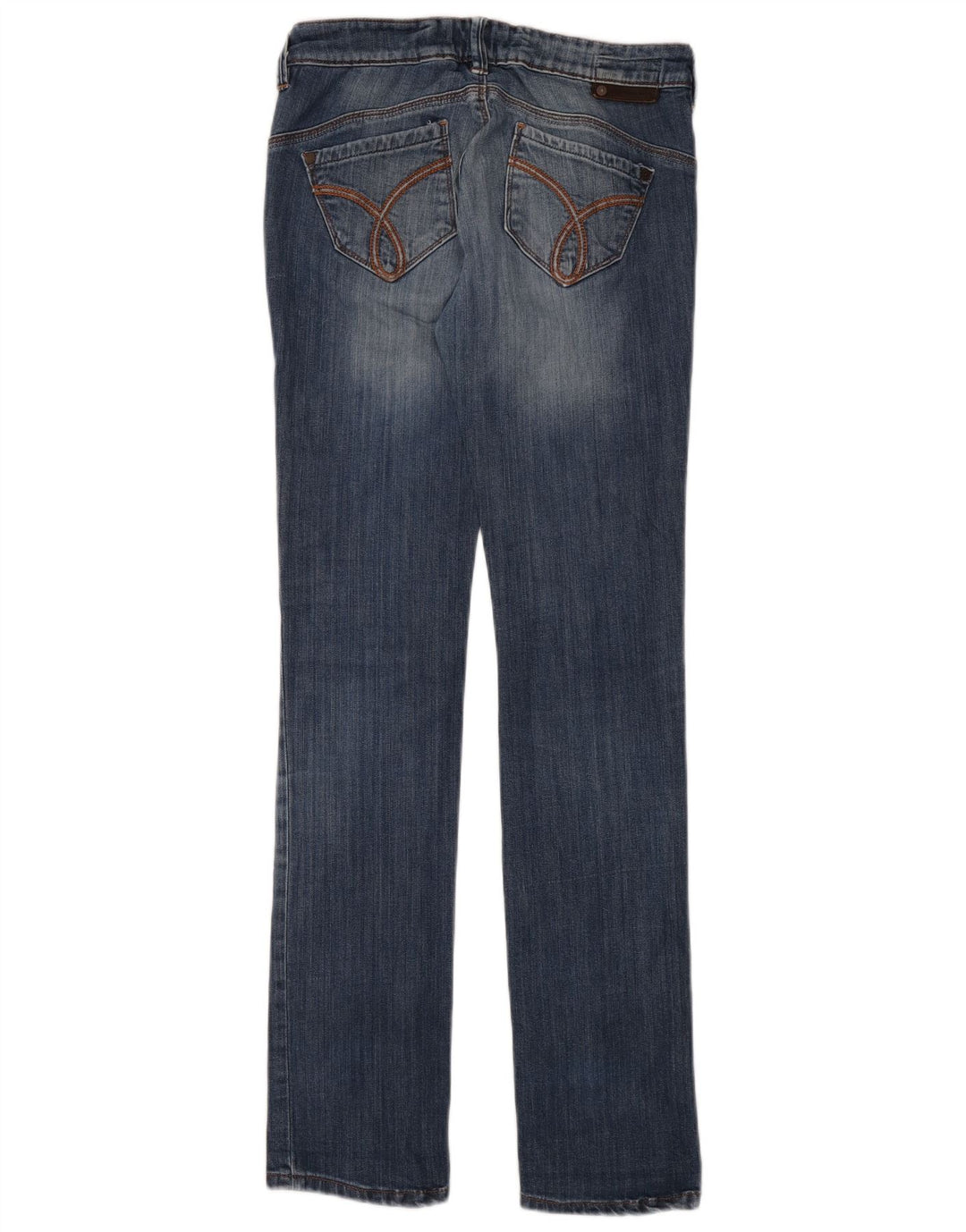 Calvin Klein Damen Slim Jeans W27 L34 Blaue Baumwolle