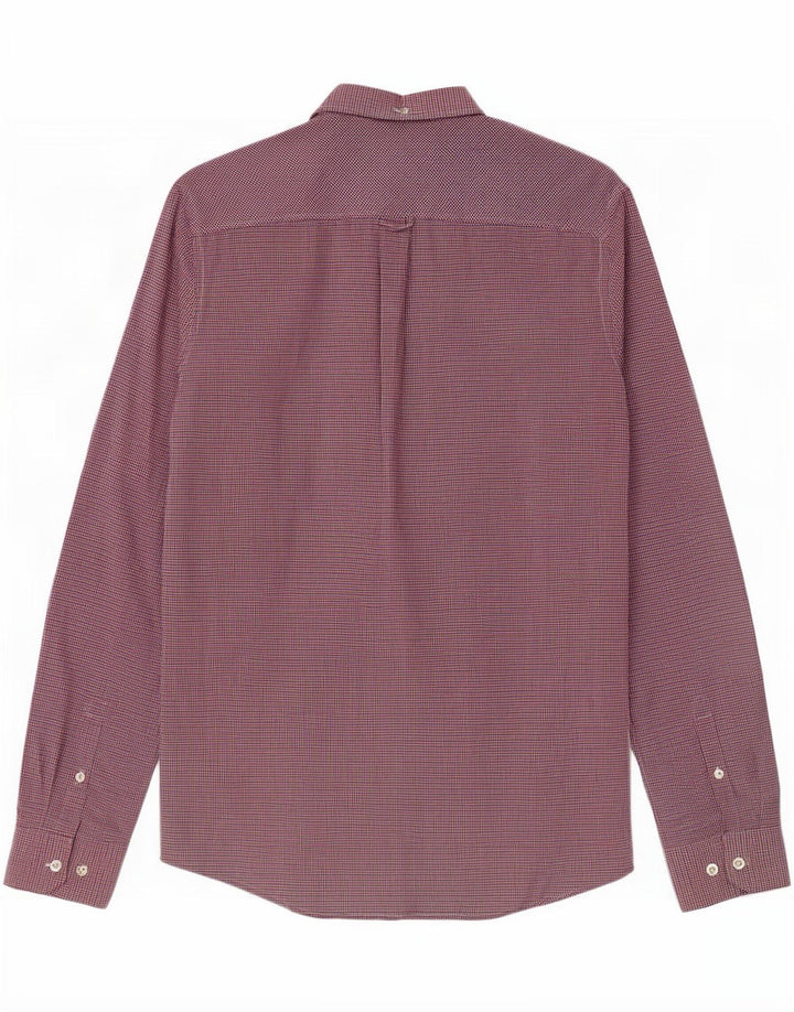 Ben Sherman Herrenhemd, klein, rot, Gingham-Baumwolle