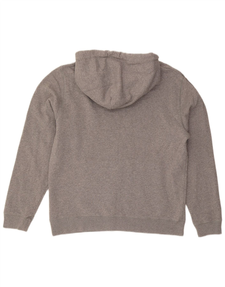 Jack Wills Herren-Kapuzenpullover mit Grafik, groß, aus grauer Baumwolle