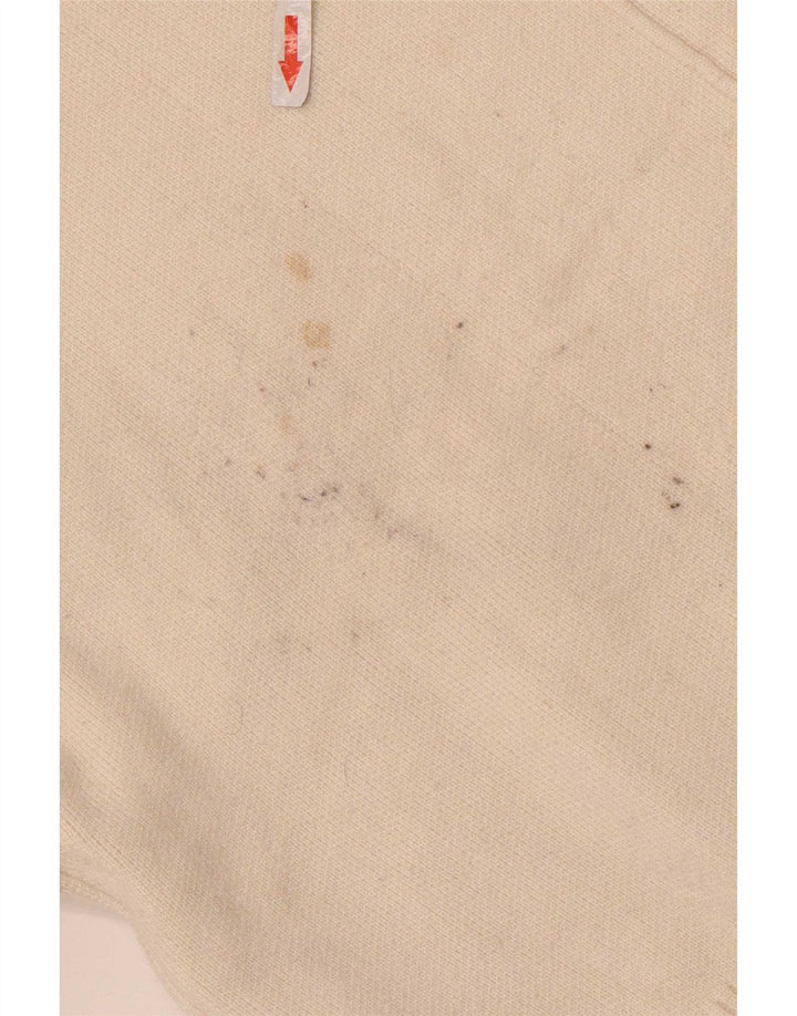 Zara Damen-Pullover, übergroß, Rundhalsausschnitt, Gr. 10, Größe S, Beige, Viskose