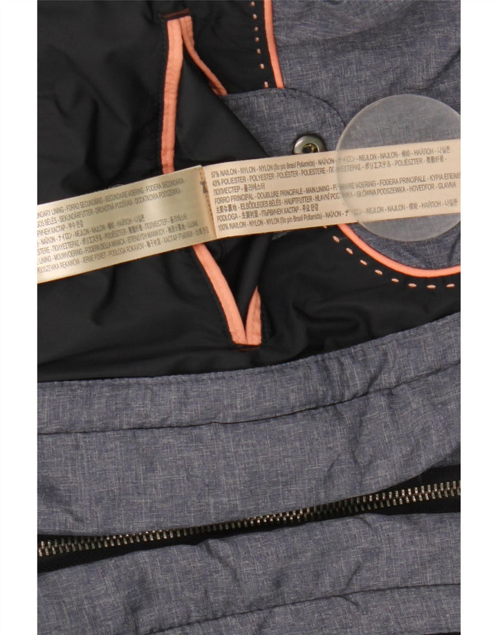 Massimo Dutti Herren-Utility-Jacke UK 38 Mittelmarineblaues Nylon