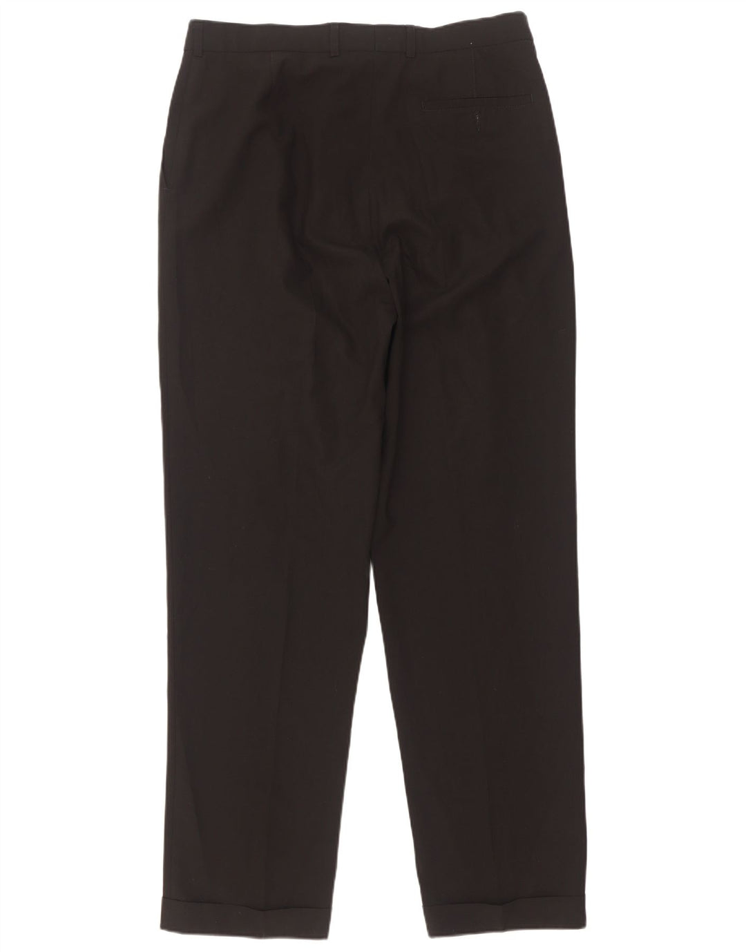 Marks & Spencer Herren-Anzughose mit Pegged-Anzug, W34, L33, schwarzes Polyester