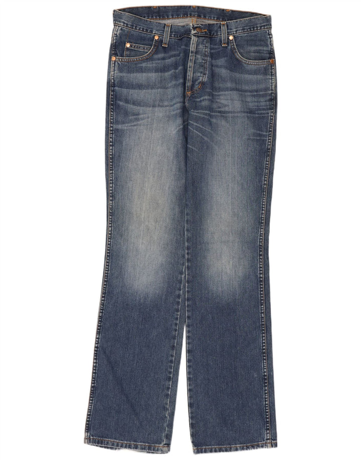 Wrangler Herren Evolution Straight Jeans W32 L34 Blaue Baumwolle